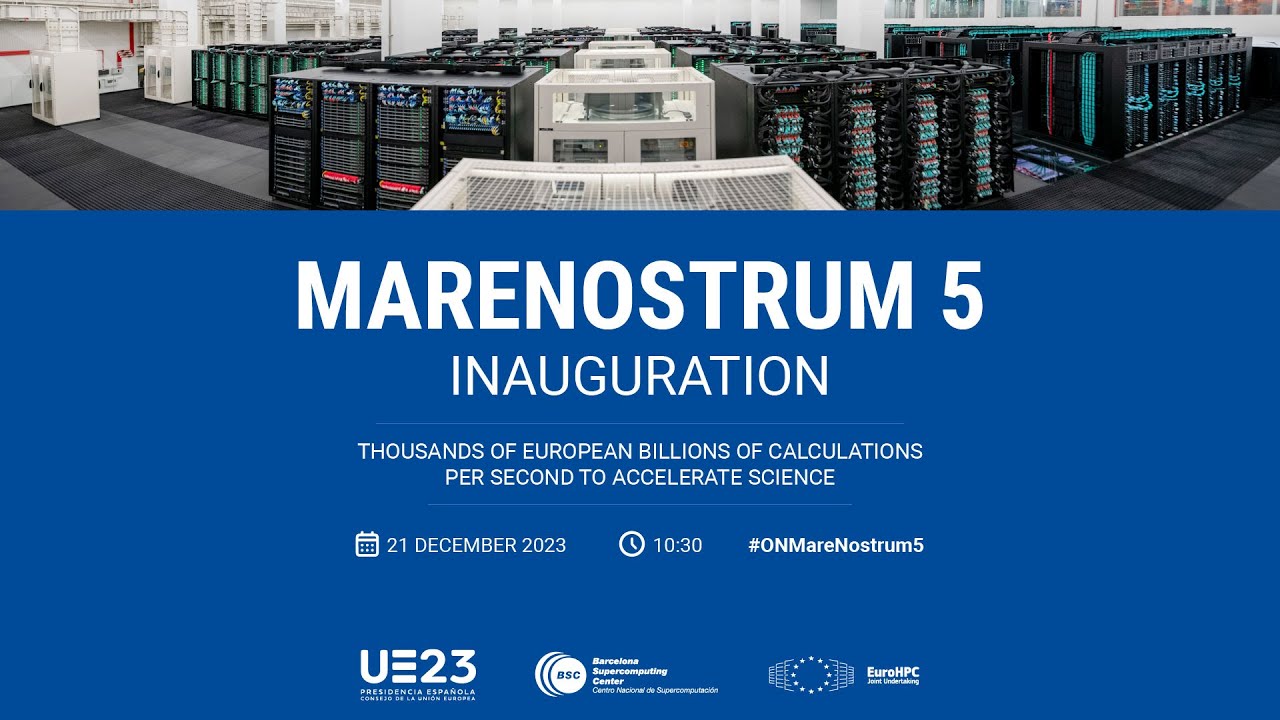 Acto de Inauguración del supercomputador MareNostrum 5