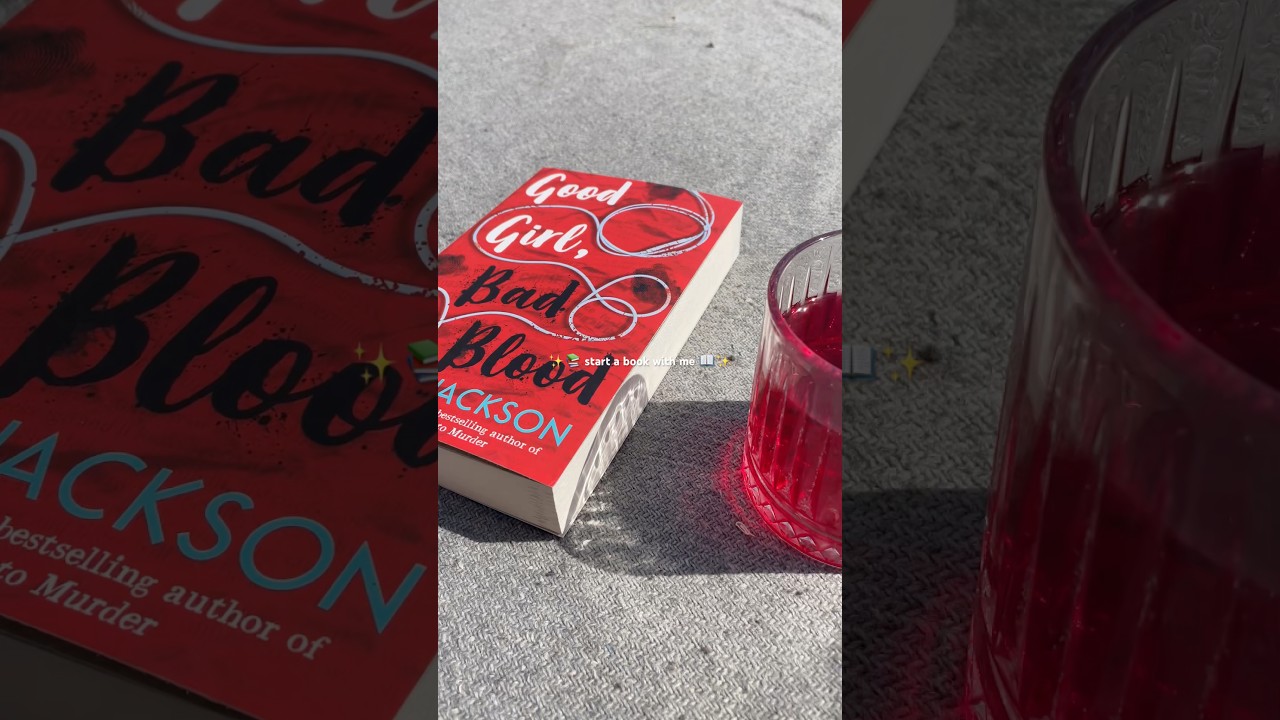 start a new book with me | good girl, bad blood by holly jackson 📚✨