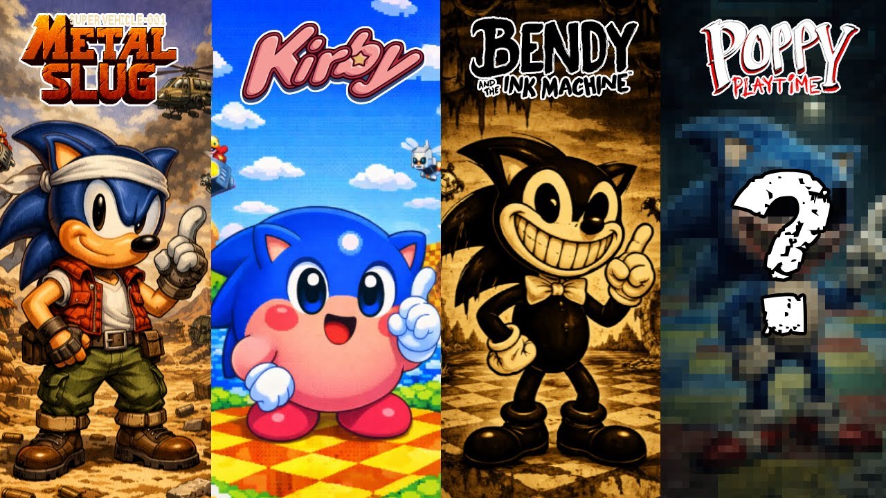 SONIC in different Games 4 (EVOLUTION)