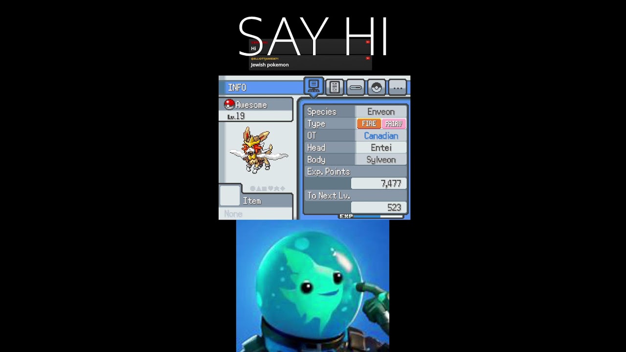 Playing POKEMON INFINITE FUSION LIVE say hi