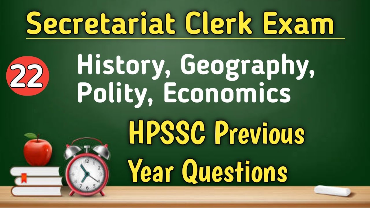 Secretariat Clerk Exam preparation // Secretariat Clerk 962 // Hpssc previous year question, JOA IT