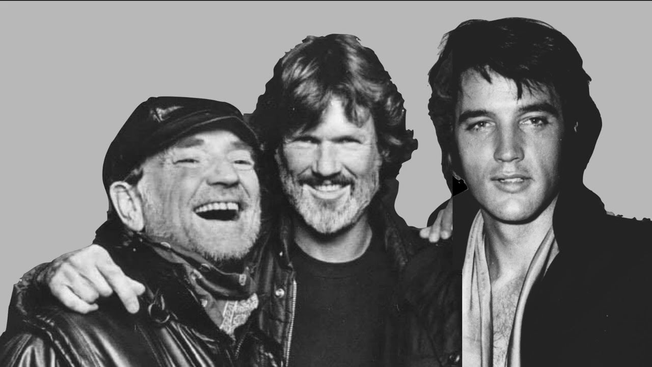 Elvis, Willie Nelson, and Kris Kristofferson Perform 
