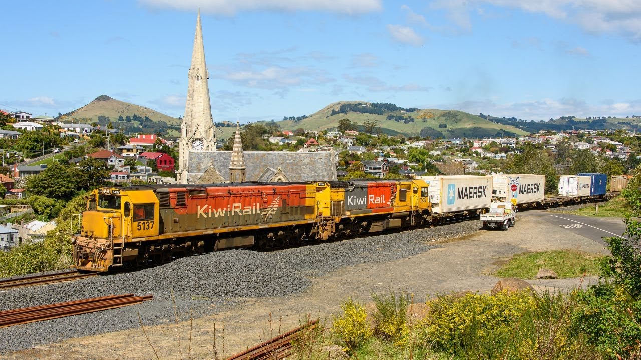 Outstanding October KiwiRail Freight Action 2025 Part 1 4K