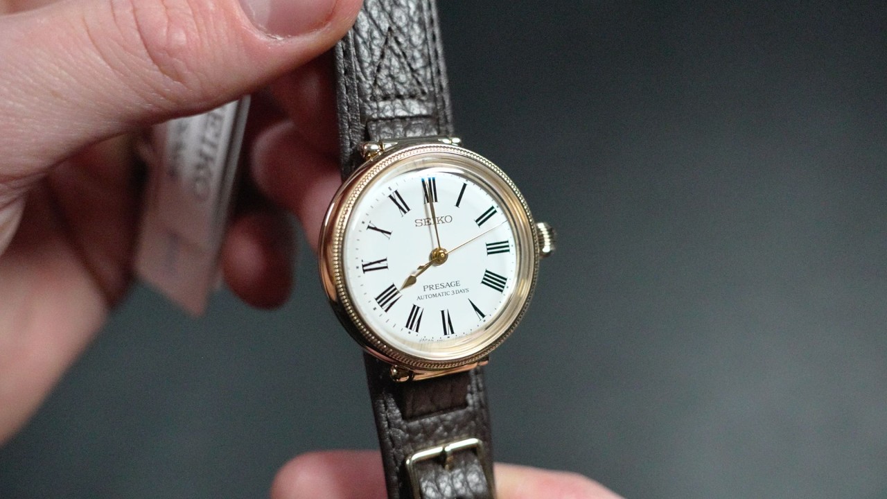 Распаковка часов Seiko Presage SPB538J1 Limited Edition, выпущенных к 145-летию компании.