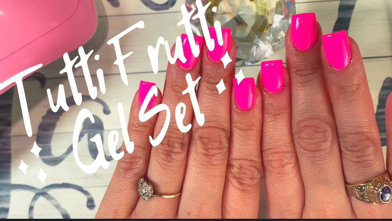 Watch me work | 719 Tutti Frutti Gel Polish | DND Duo Nail Polish