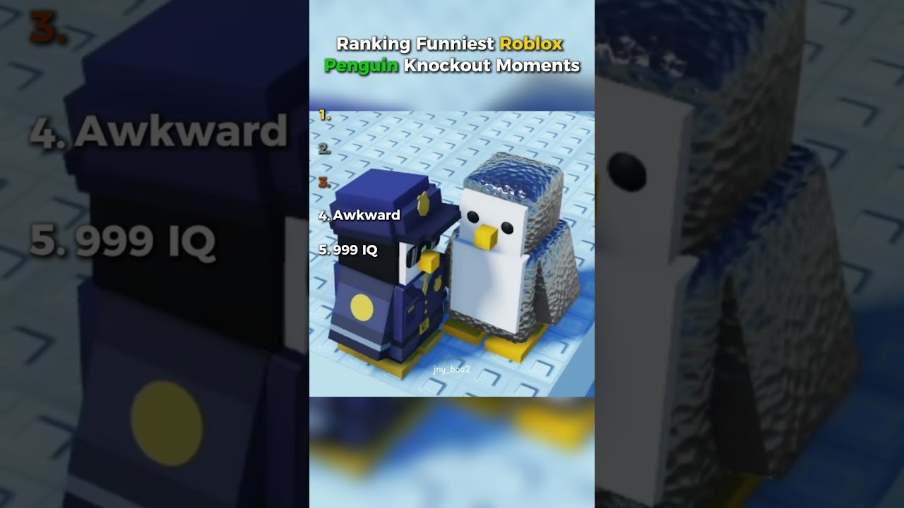 Ranking Penguin Knockout Funniest Moments #roblox #knockout
