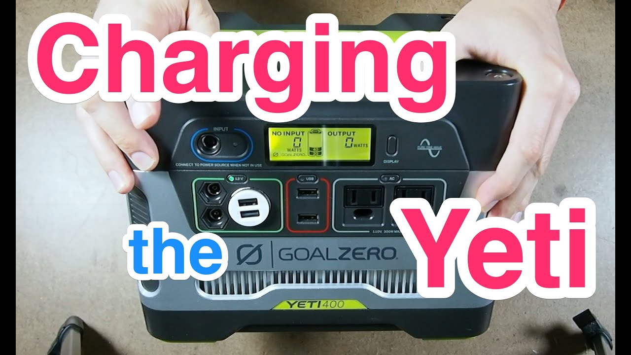 Wiring a charging relay for the Goal Zero Yeti 400