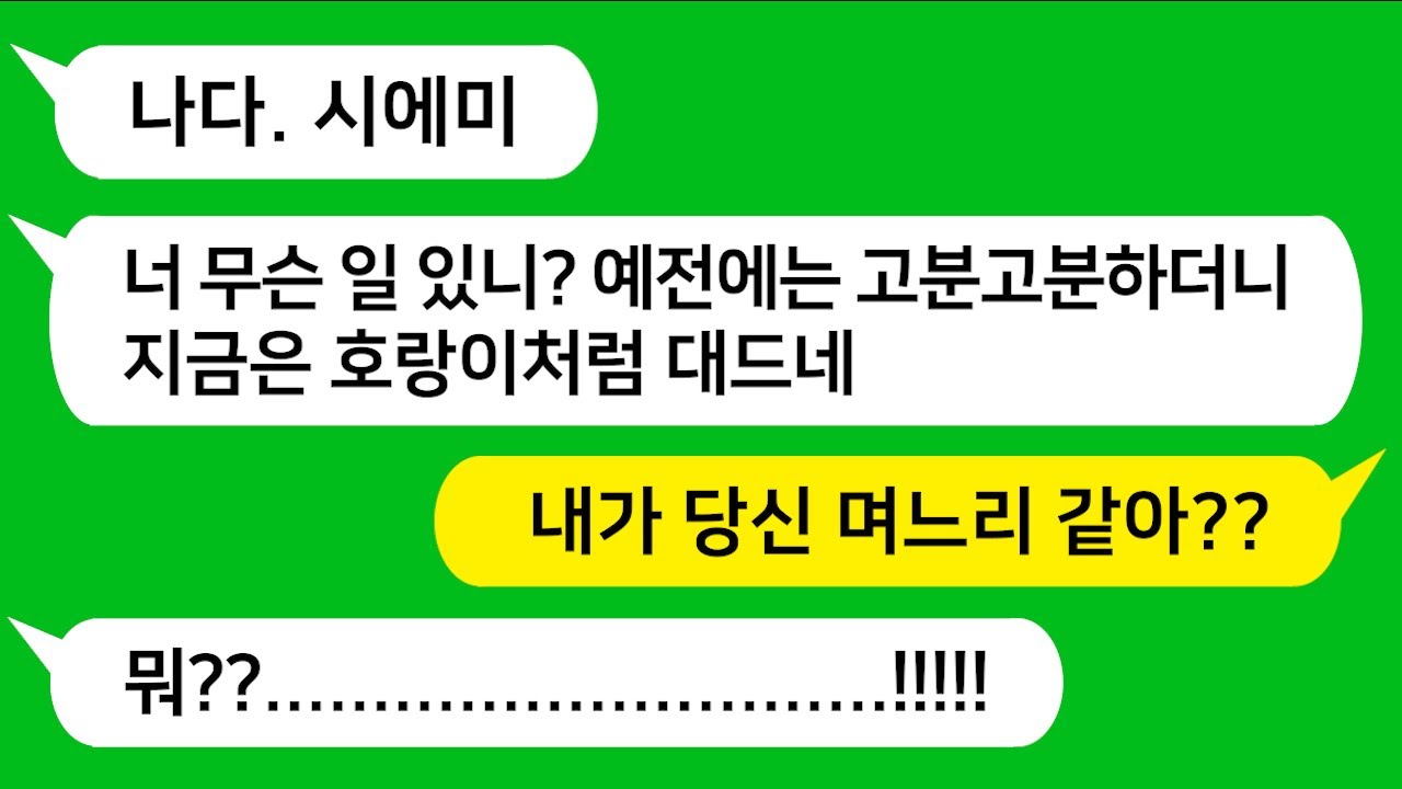 [톡톡사이다] 지독한 시집살이를 시키는 시모와 시누들, 도저히 감당이 안 돼서 쌍둥이 친언니를 나인 척 시댁에 투입했더니 ㅋㅋ