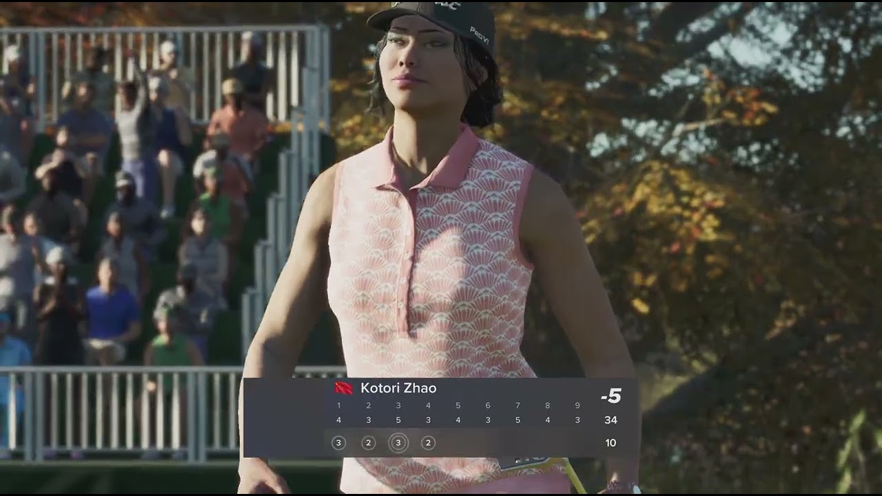 PGA TOUR 2K25 association de Mike Koto VS Jean et Tamara 1er tour Salem Creek CC