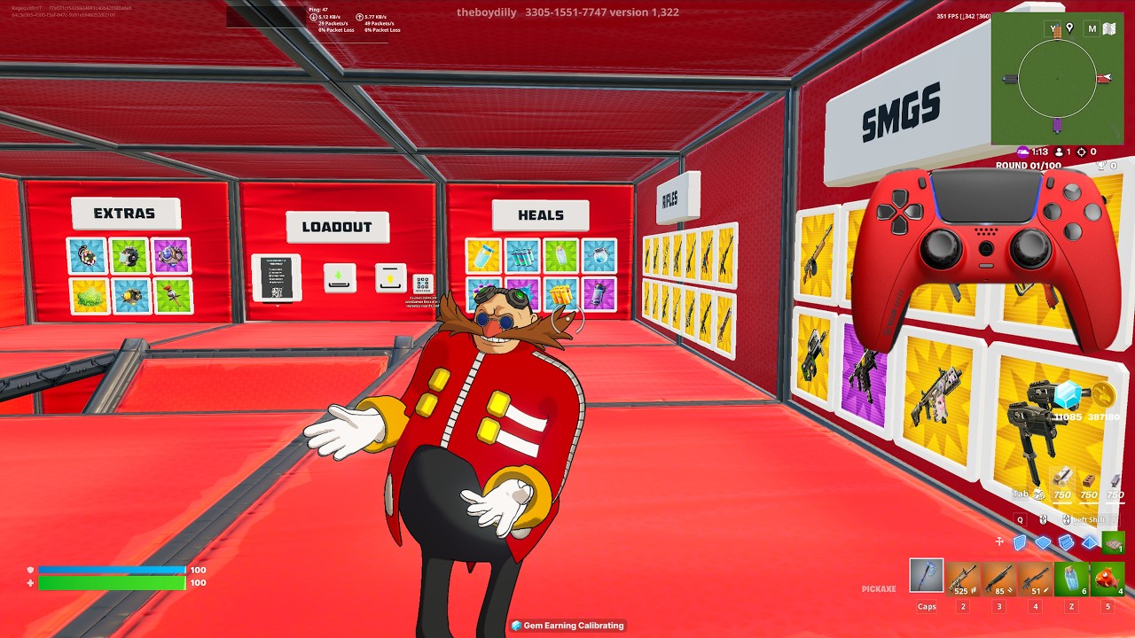 *NEW* DR. EGGMAN SKIN Fortnite 3v3v3v3 Go Goated🐐Zone Wars Gameplay🎮