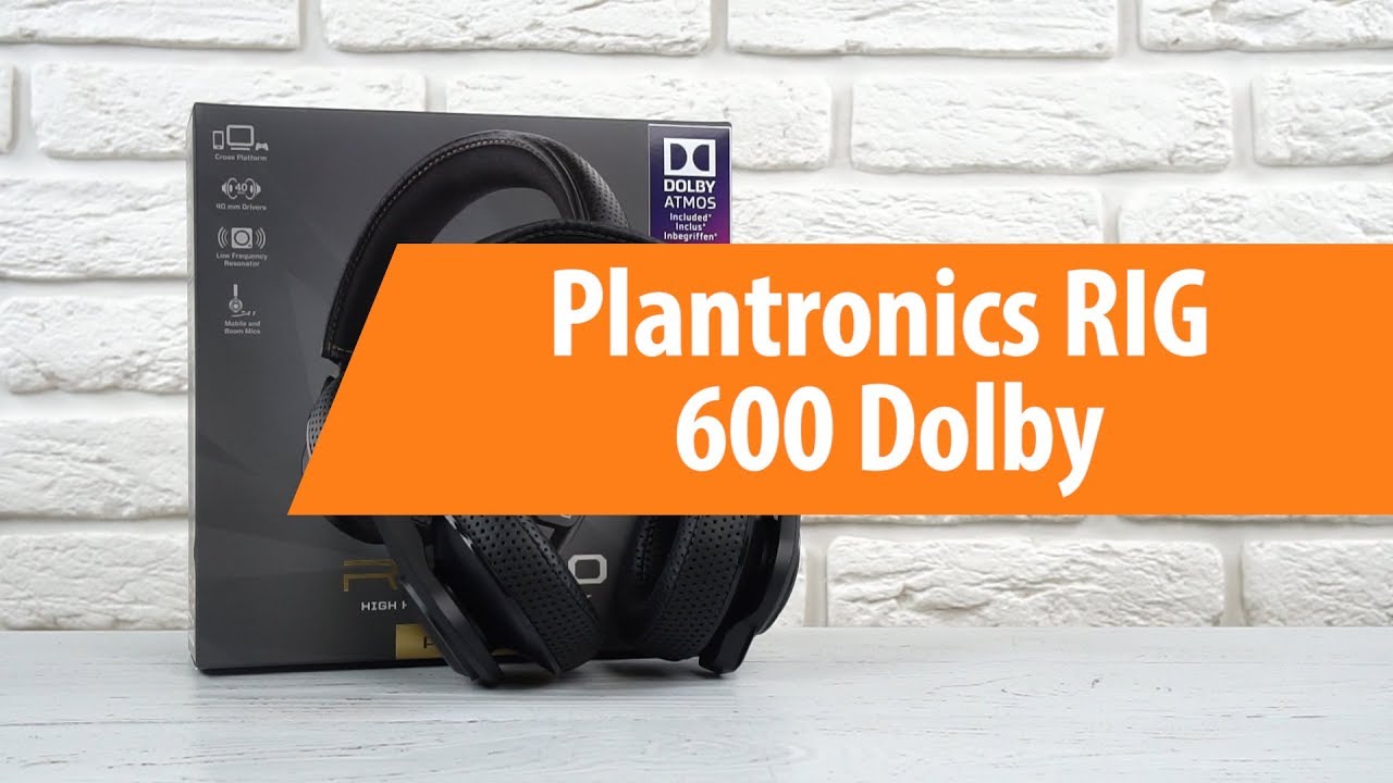 Распаковка наушников Plantronics&nbsp;RIG 600 Dolby / Unboxing Plantronics&nbsp;RIG 600 Dolby