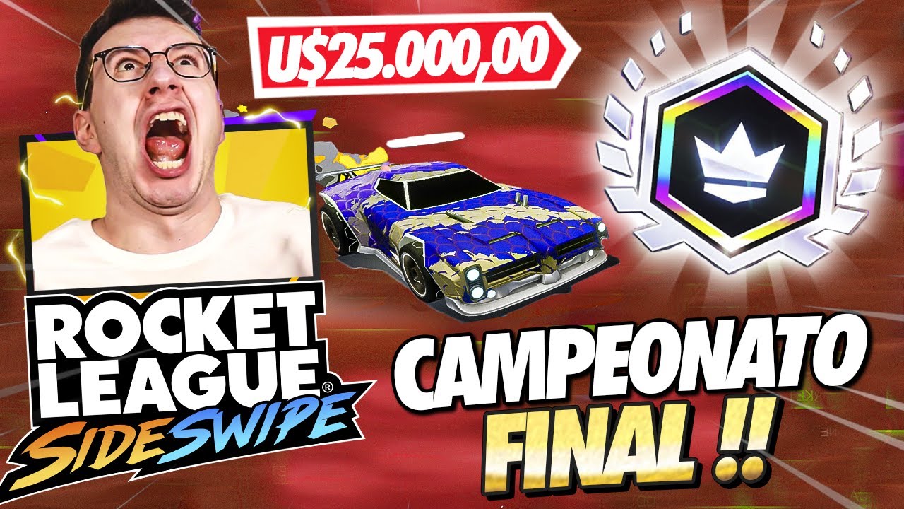 FINAL DO CAMPEONATO ROCKET LEAGUE SIDESWIPE! (QUALIFIER 3)