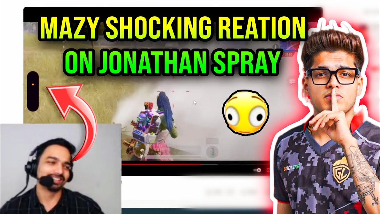 Mazy Reaction On Jonathan Spray in Smoke 💛😱 | Mazy Reaction on Godlike Domination