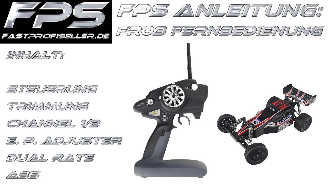 FPS Anleitung: Rayline FR03 WLtoys L303 L313 L323 für Fernbedienung Sender Remote Manual Deutsch