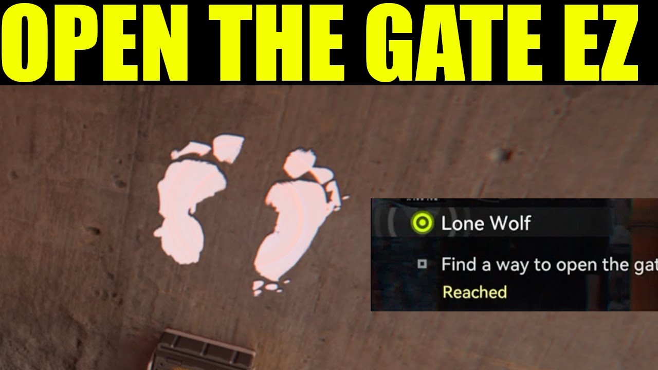 arknights endfield - find a way to open the gate (puzzle solution) | lone wolf quest guide