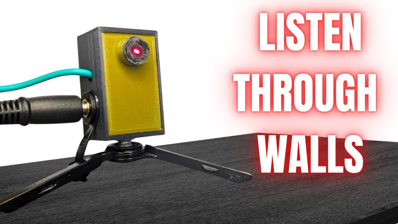 How To Build A CIA Spy Device (Laser Mic)