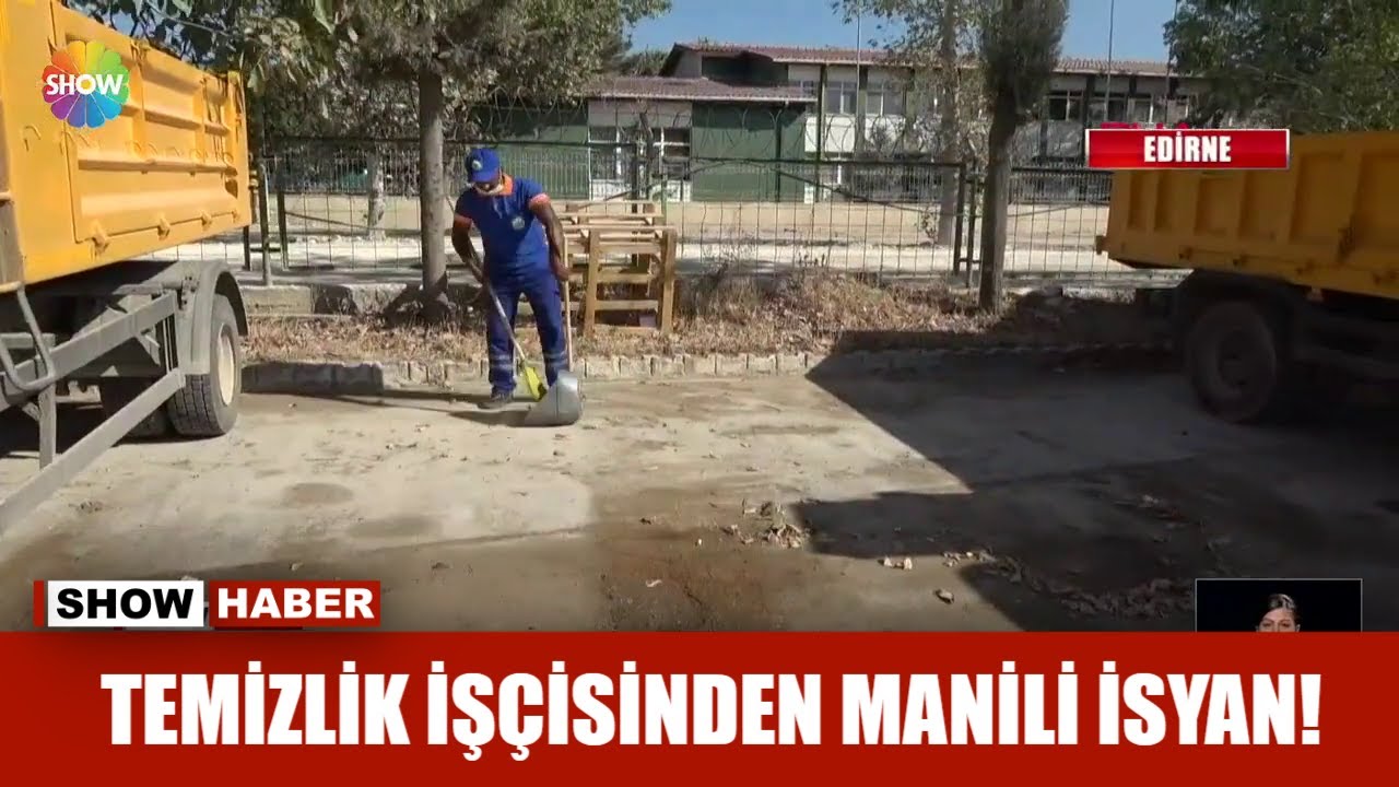 Temizlik işçisinden manili isyan!