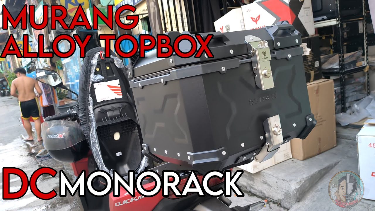 MURANG ALLOY TOPBOX | DC MONORACK | MARVSMOTO | CLICK 160