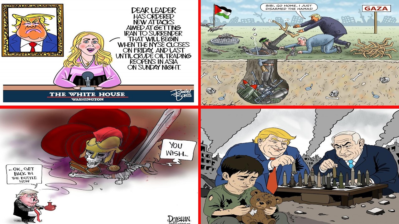 Trump Political Cartoons | White House Comedy, Election Commentary & Viral Headlines