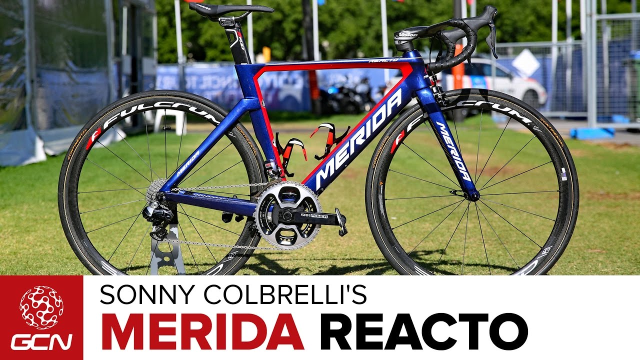 Sonny Colbrelli's Merida Reacto