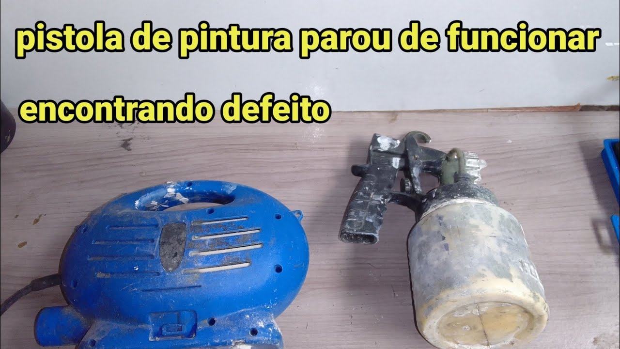 pulverizadora de tinta não liga, maquina de pintura elétrica, pulverizadora de pintura não funciona,
