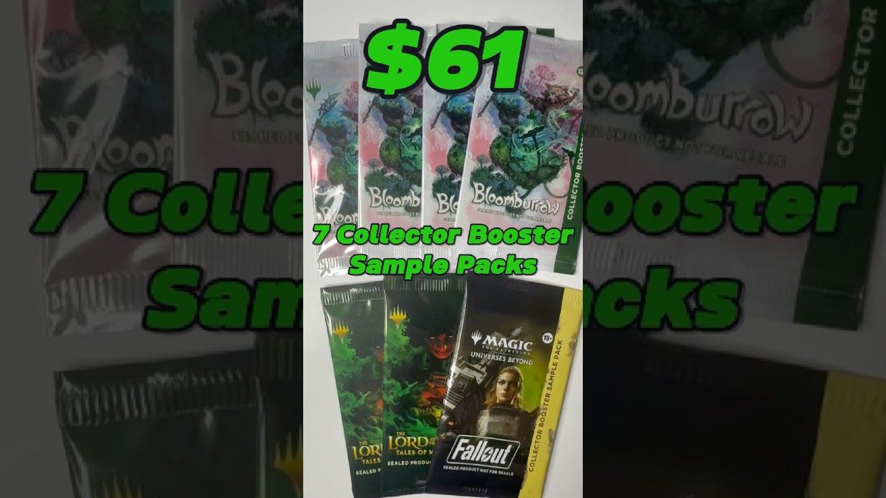 Episode 17: Opening 7 Collector Sample Packs #mtg #mtgcommander #packopening #tcg #mtgcommunity