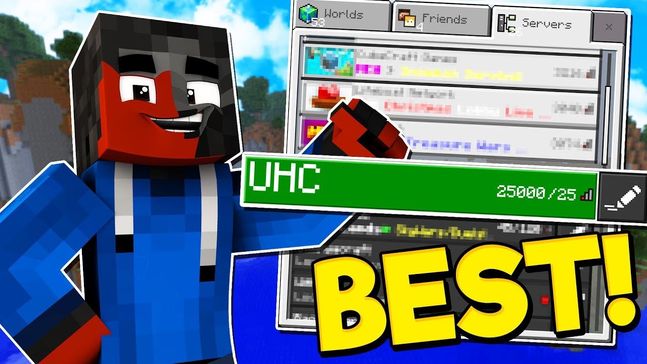 BEST UHC SERVER IN MCPE!