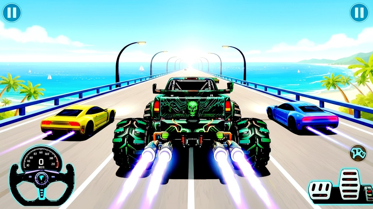 Watch Monster Truck: Epic New Monster Truck Racing & High-Speed Stunts on Off-Road Track!