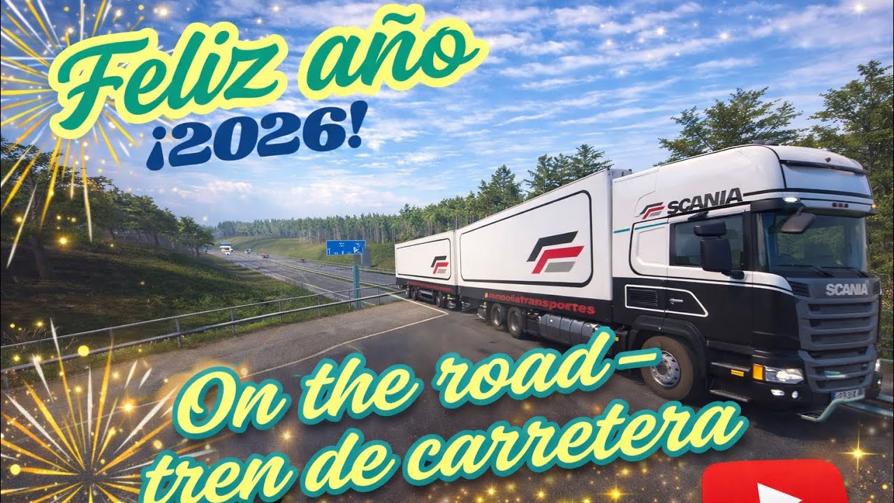 ON THE ROAD TRUCK SIMULATOR // ULTIMO VIDEO DESPIDIENDO EL AÑO // GAMEPLAY ESPAÑOL 