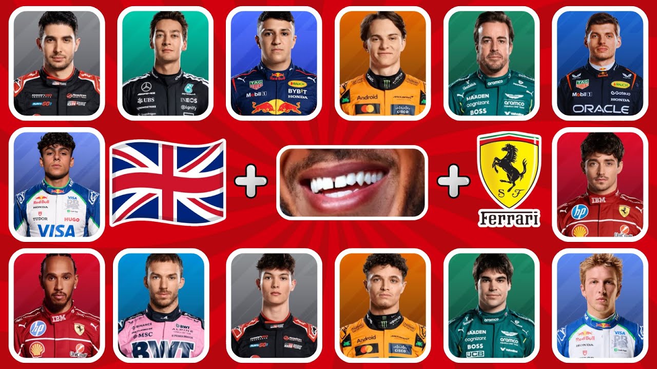 Guess The F1 2026 Drivers 🤔⁉️ By Song, Smile, Emojis, Team & Nationality | Max, Hamilton, Norris