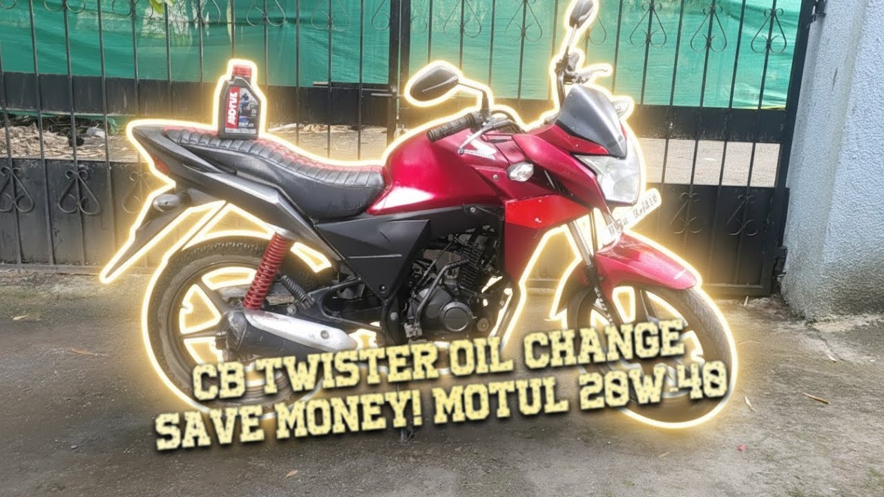 FAST & EASY: CB Twister 110cc Engine Oil Change (Motul 20W-40) | Must - These Follow Tips!