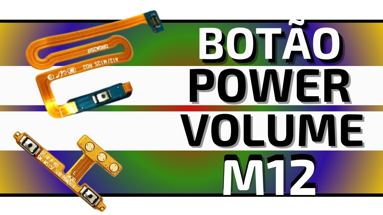 [ Samsung M12 M127 ] Como Trocar Botoes Power Volume Ligar Flex How to Change Power Volume Buttons