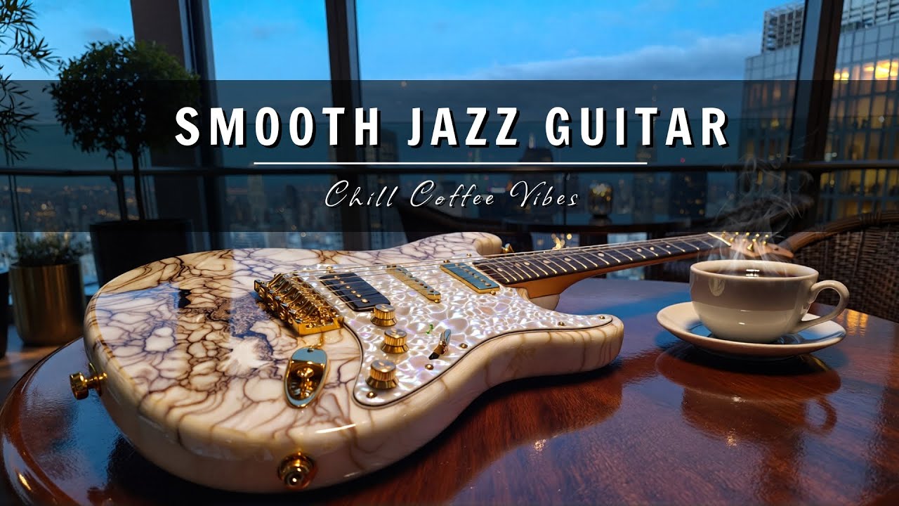 Smooth Jazz Guitar Music - Cool Cafe Vibes &bull; Relaxing Guitar Music for Cafe, Study & Work