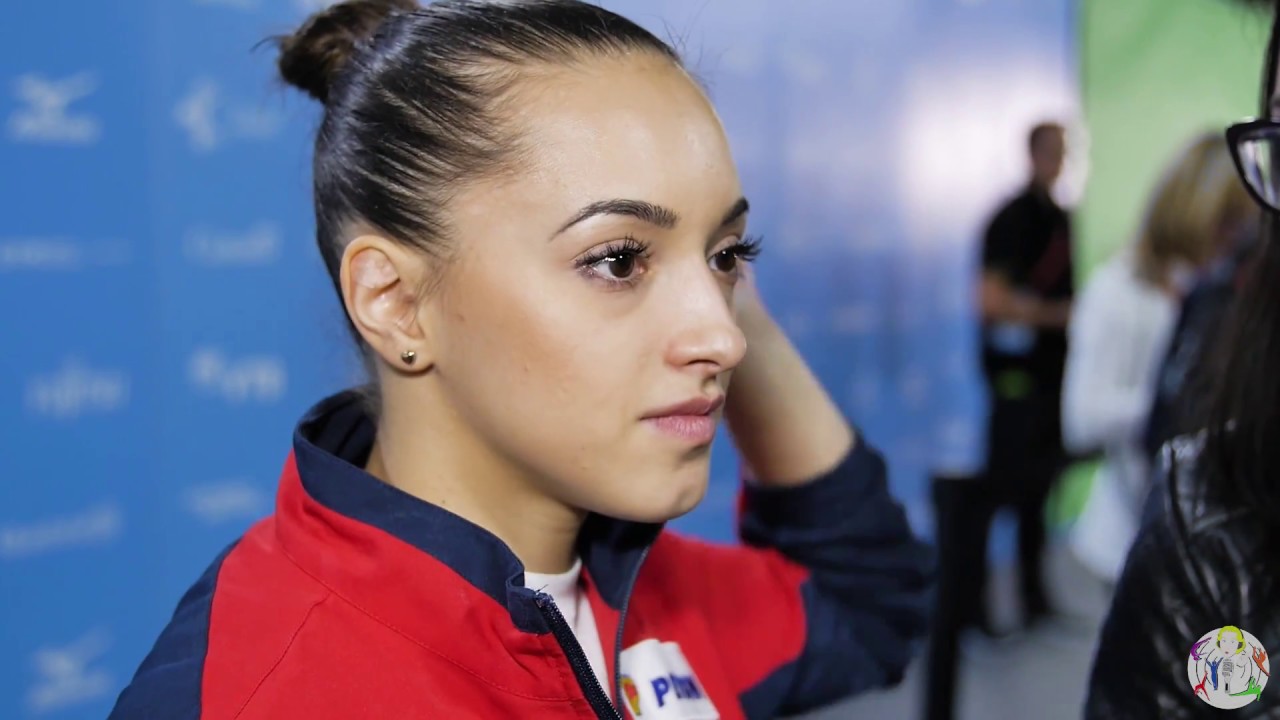 Larisa Iordache (ROU) Interview - 2017 World Championships - Podium Training