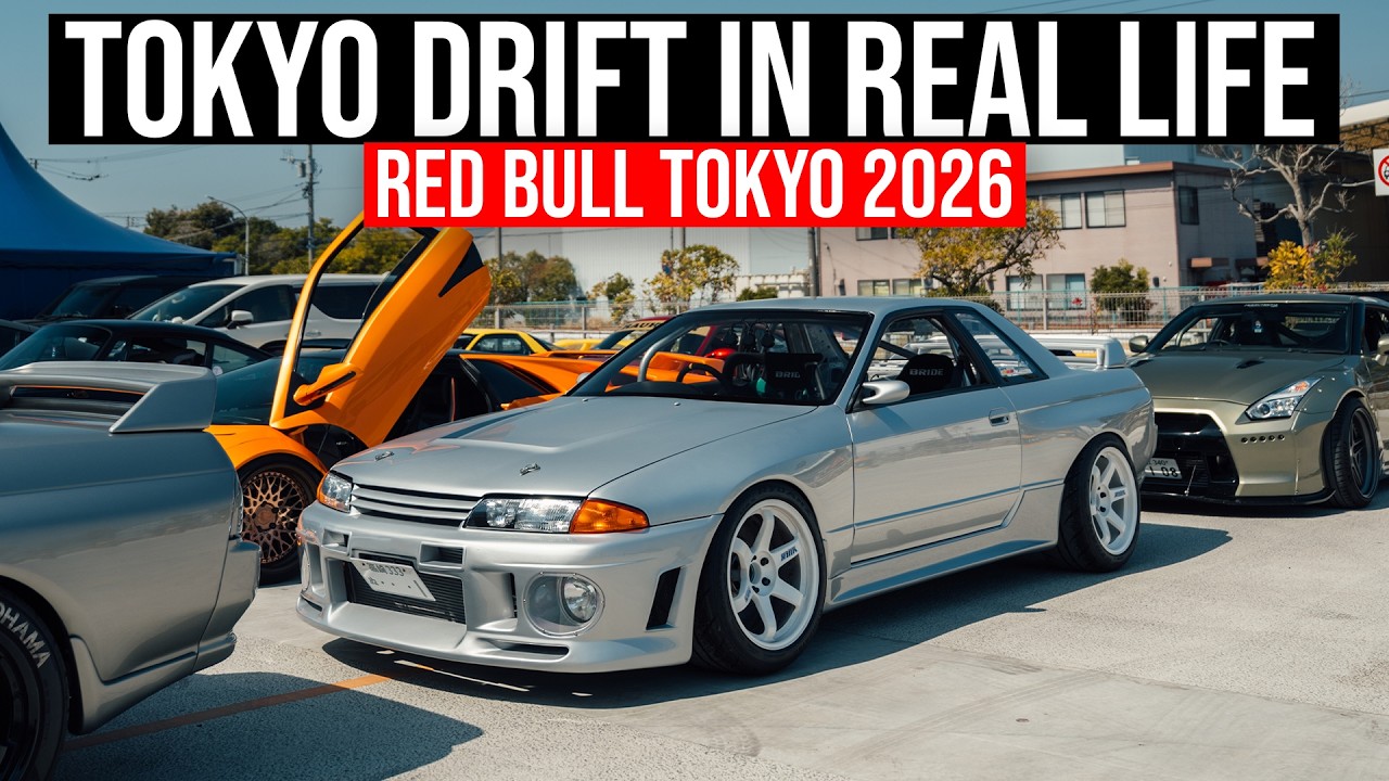 Japan's Insane Industrial Building Tokyo Drift Meet