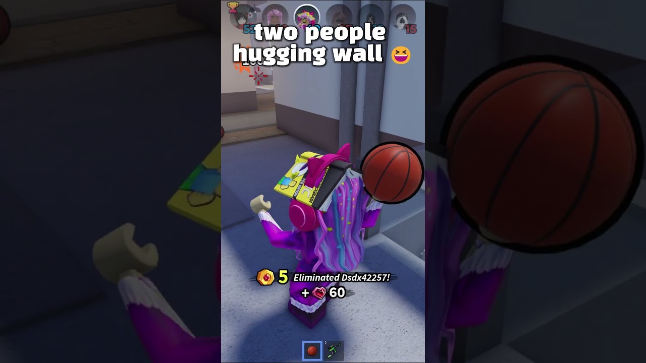 2 people wall hugging | murderers vs sheriffs 2 