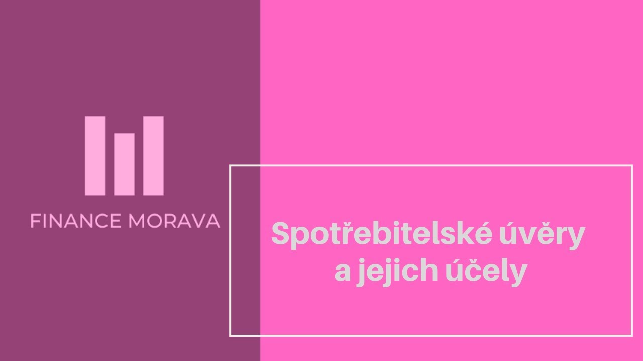 Spotřebitelské úvěry a jejich účely. Má vliv účel úvěru na úrokovou sazbu a splatnost?