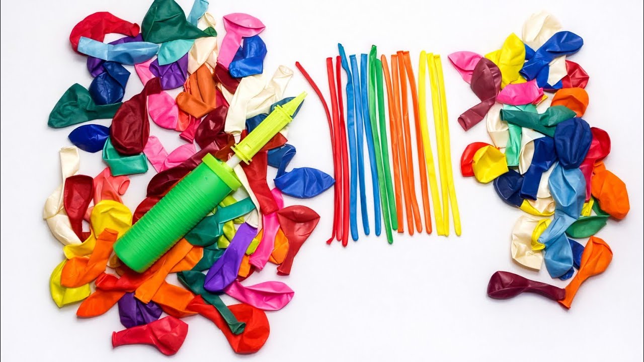 How Fast Can I Inflate 100 Balloons? ⏱️ Crazy Results!