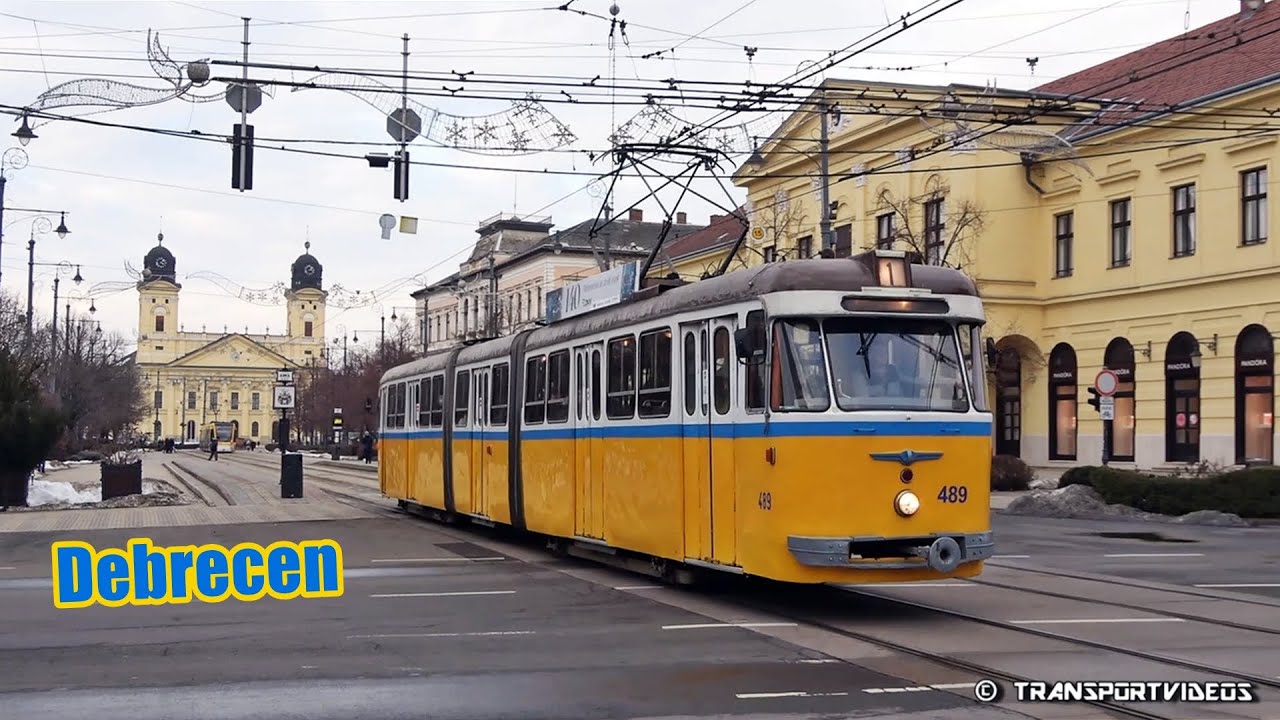 2026.01.24. - A 489-es pályaszámú FVV (Bengáli) villamos a debreceni 1-es vonalon