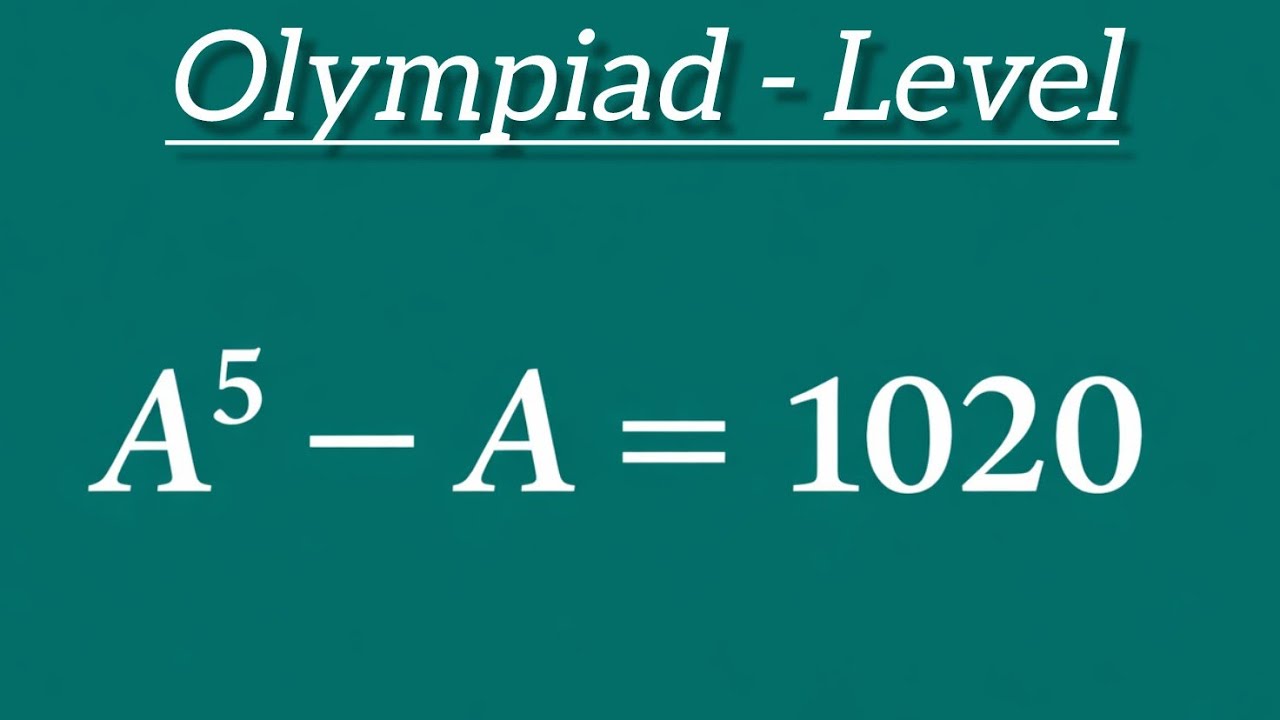 Hard Level Math Olympiad 