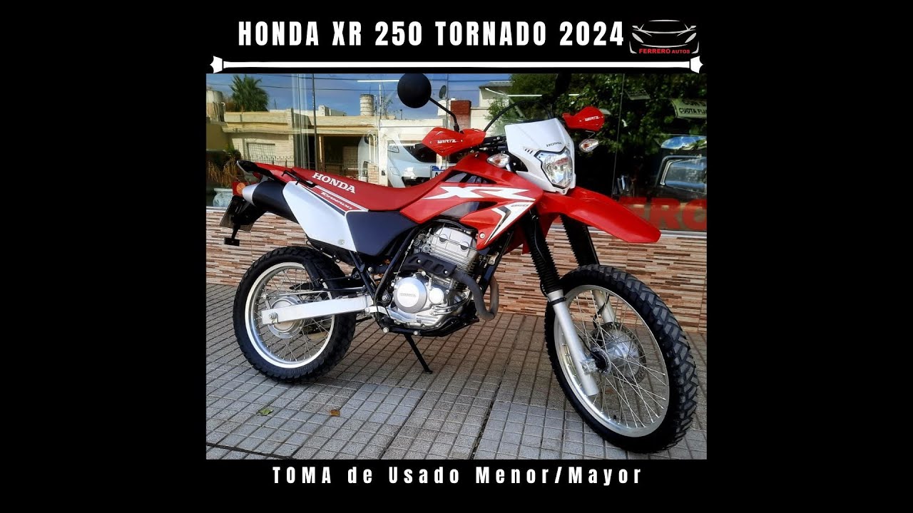 Se Vende: Honda XR 250 Tornado 2024 - FERRERO Automotores Oncativo (Provincia de Córdoba)