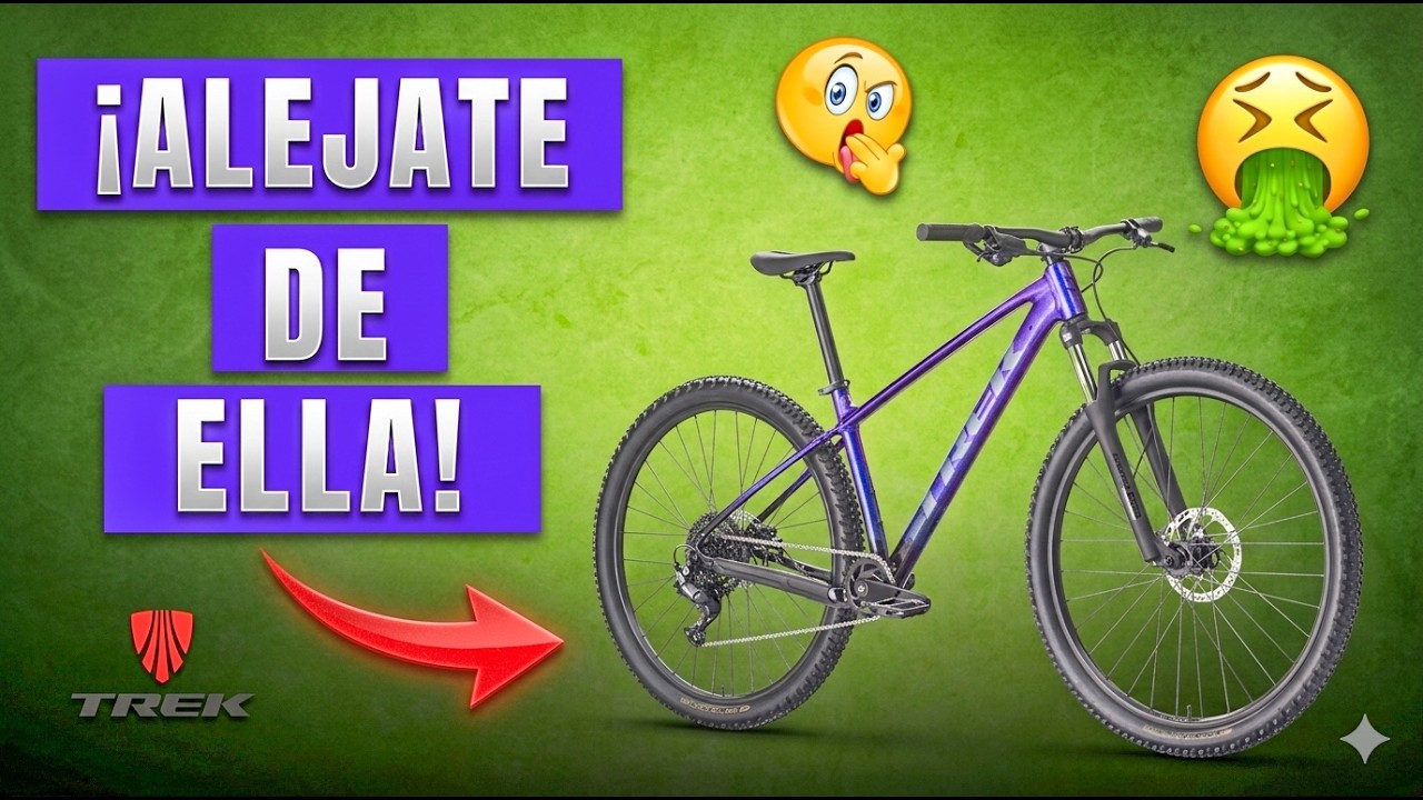 La BICICLETA BASURA que NUNCA DEBES COMPRAR 🤮 Trek MARLIN 4 GEN 3