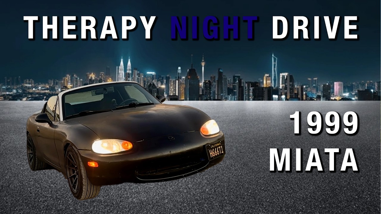 4K 1999 Miata POV Late Night Therapy Drive