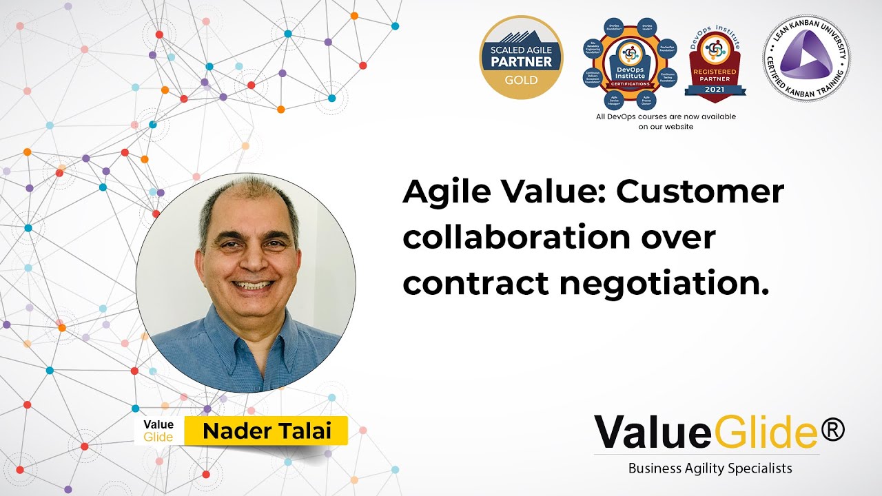 Customer collaboration over contract negotiation.