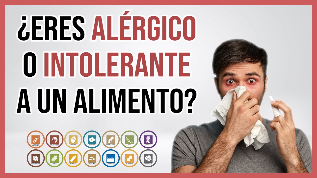 🥜 ¿Conoces las DIFERENCIAS entre Intolerancias y Alergias Alimentarias? 😲  ¡¡Descúbrelas!!