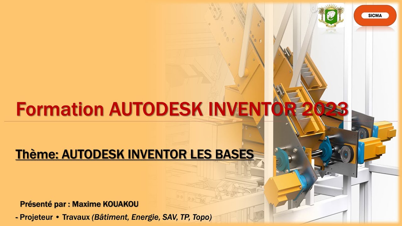 PRESENTATION FORMATION AUTODESK INVENTOR 2023
