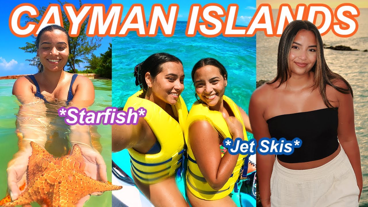 CAYMAN ISLANDS VLOG! *Stingray City, Starfish Point*