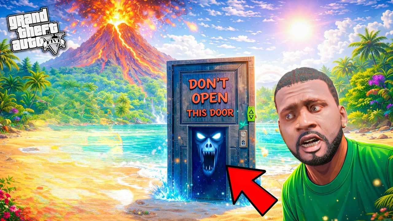 GTA 5 Telugu:🗝️ Shinchan & Franklin's 100 Secret Doors Challenge! 🤯✨😱 in GTA V Roblox Style Roblox