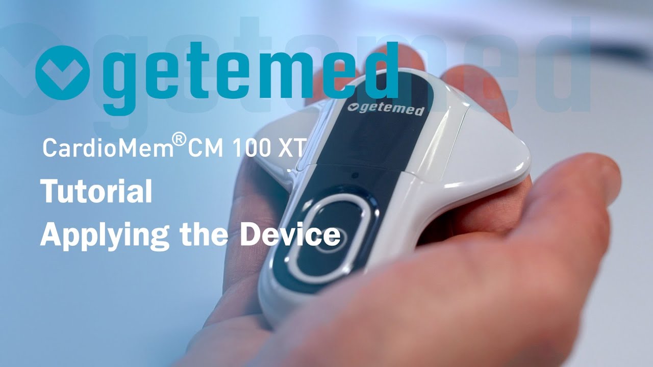 ECG Loop recorder CardioMem CM 100 XT - Tutorial applying the device 3/5 english