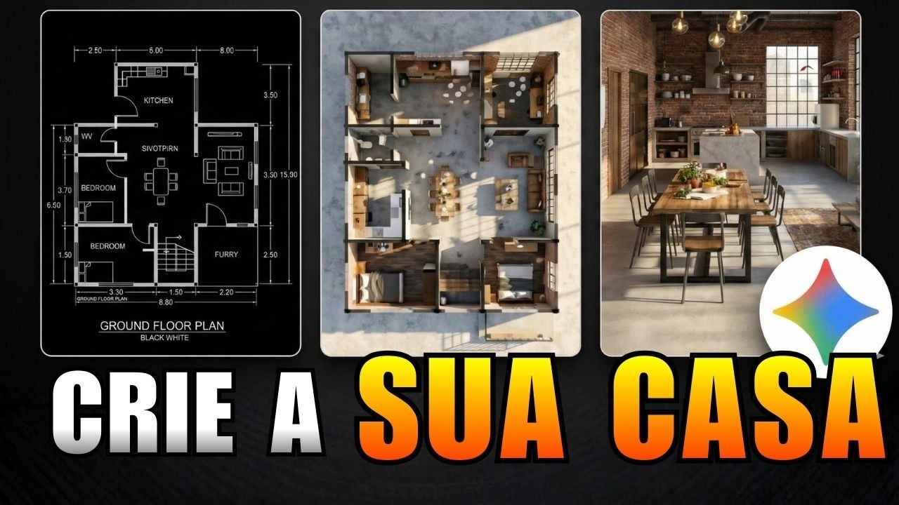 Como criar o PROJETO ARQUITET&Ocirc;NICO da SUA CASA usando INTELIG&Ecirc;NCIA ARTIFICIAL na pr&aacute;tica